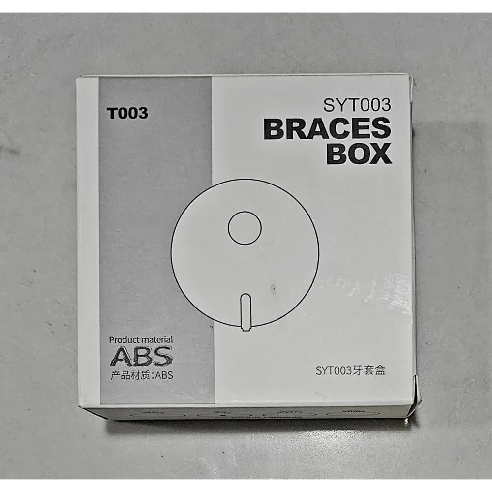 Orthodontic Braces Box Retainer Storage Case Dental Guard Holder ABS Pink